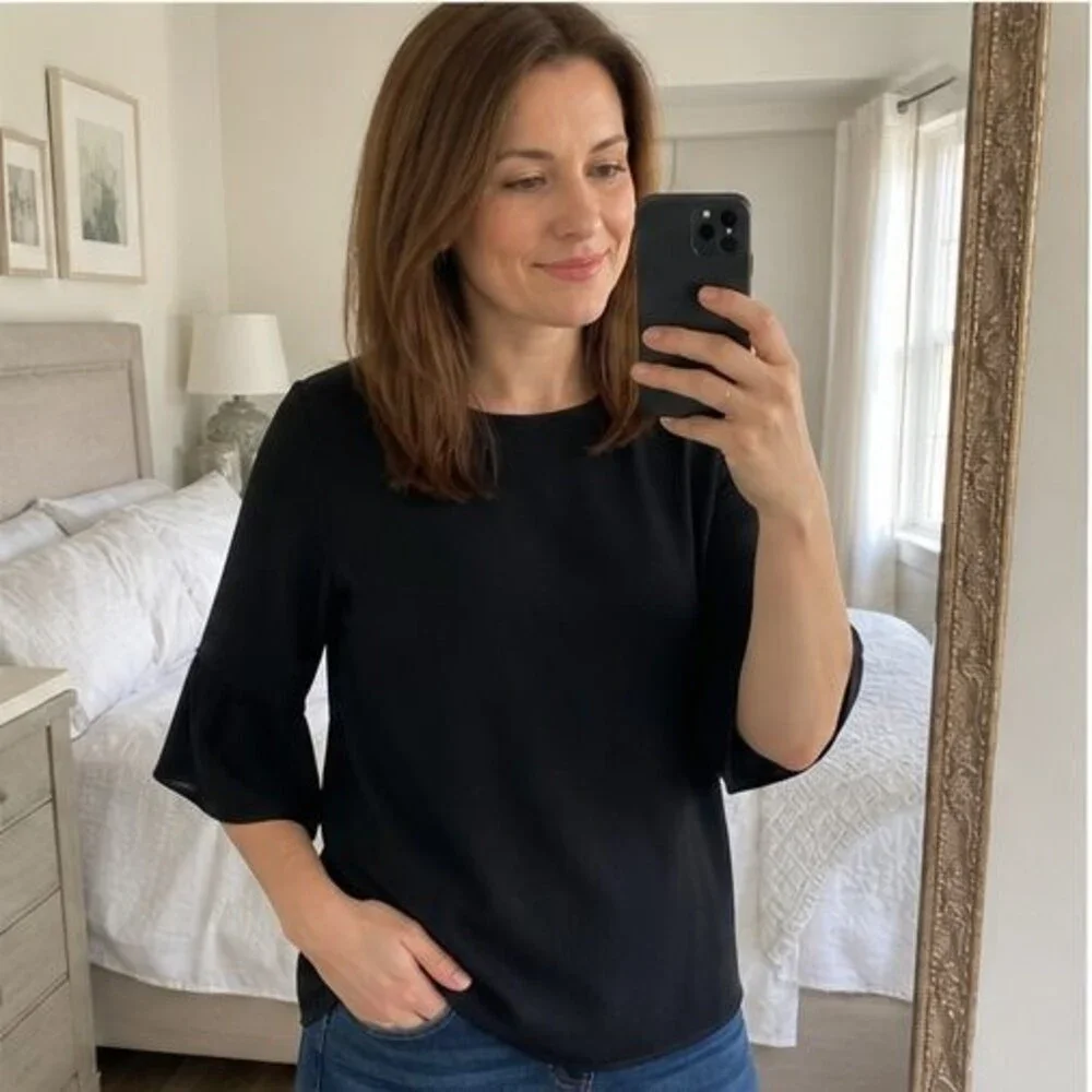 Emerald Pleated Blouse
